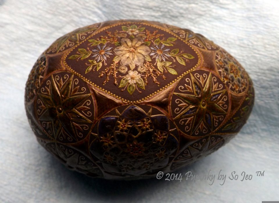 WIP Ukrainian Easter Egg Batik Art Pysanky By So Jeo
